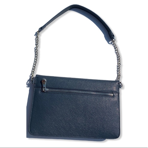 Prive’ By Sorial Gramercy Clutch Handbag Blue - Picture 2 of 3